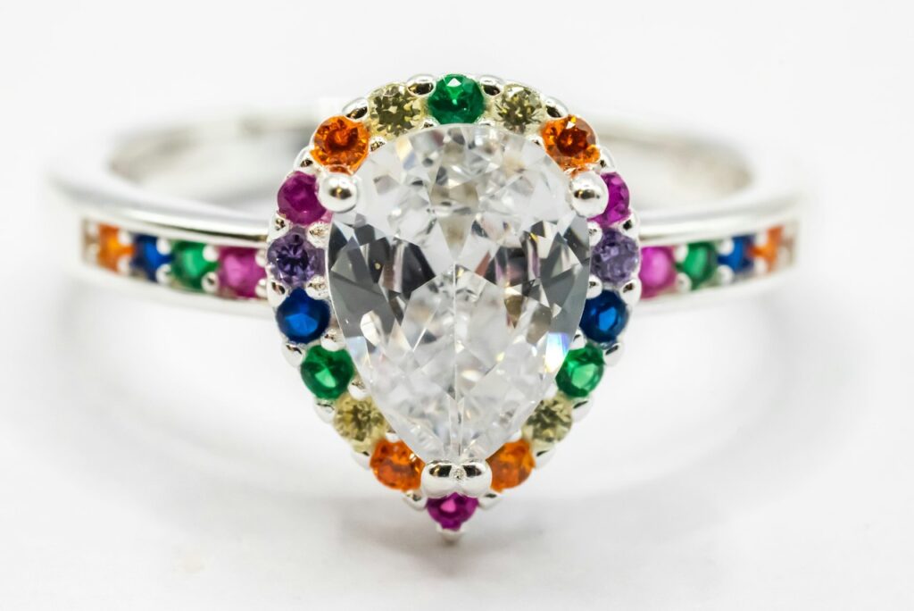 Chakra Balancing Sterling Silver Ring